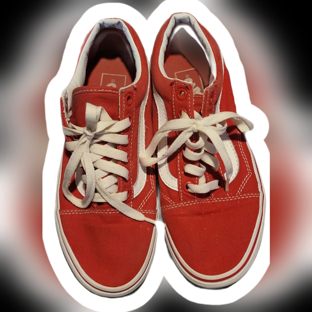 Red van shoes men's 5.5 womens 6.5